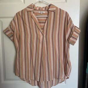Madewell striped button-back shirt